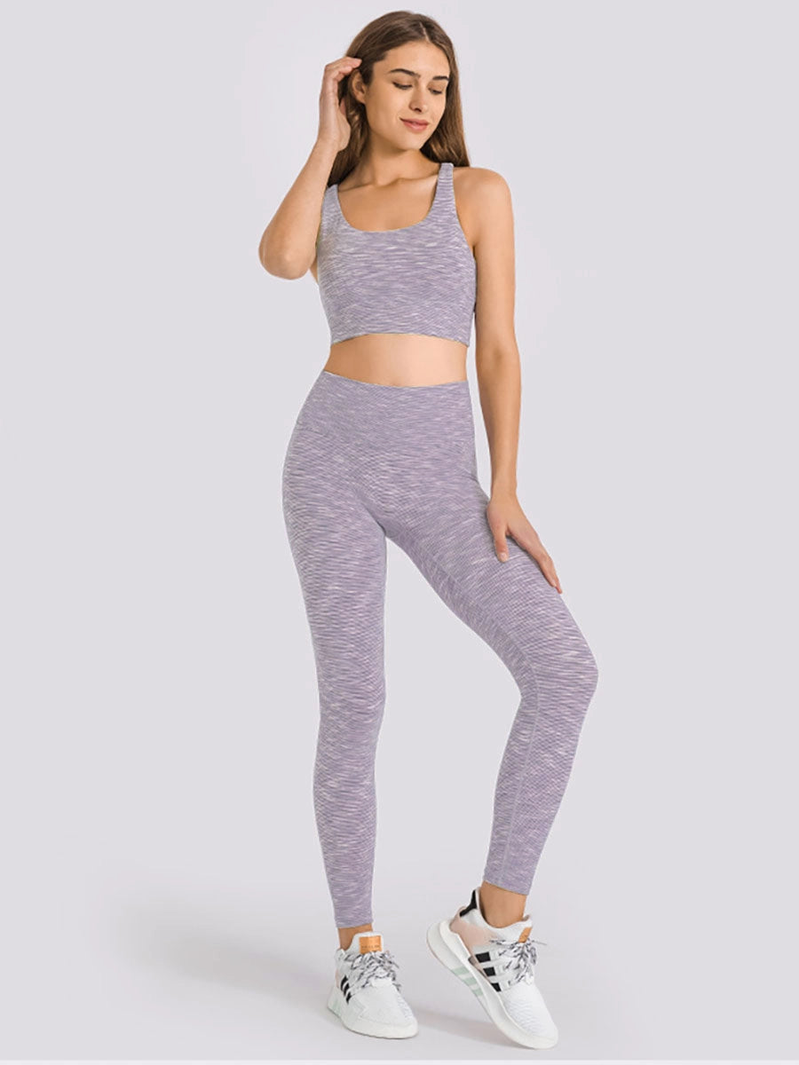The Saprema Space Dyed Legging in Orchid 1