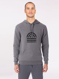 The Be here now hoodie in grey 3