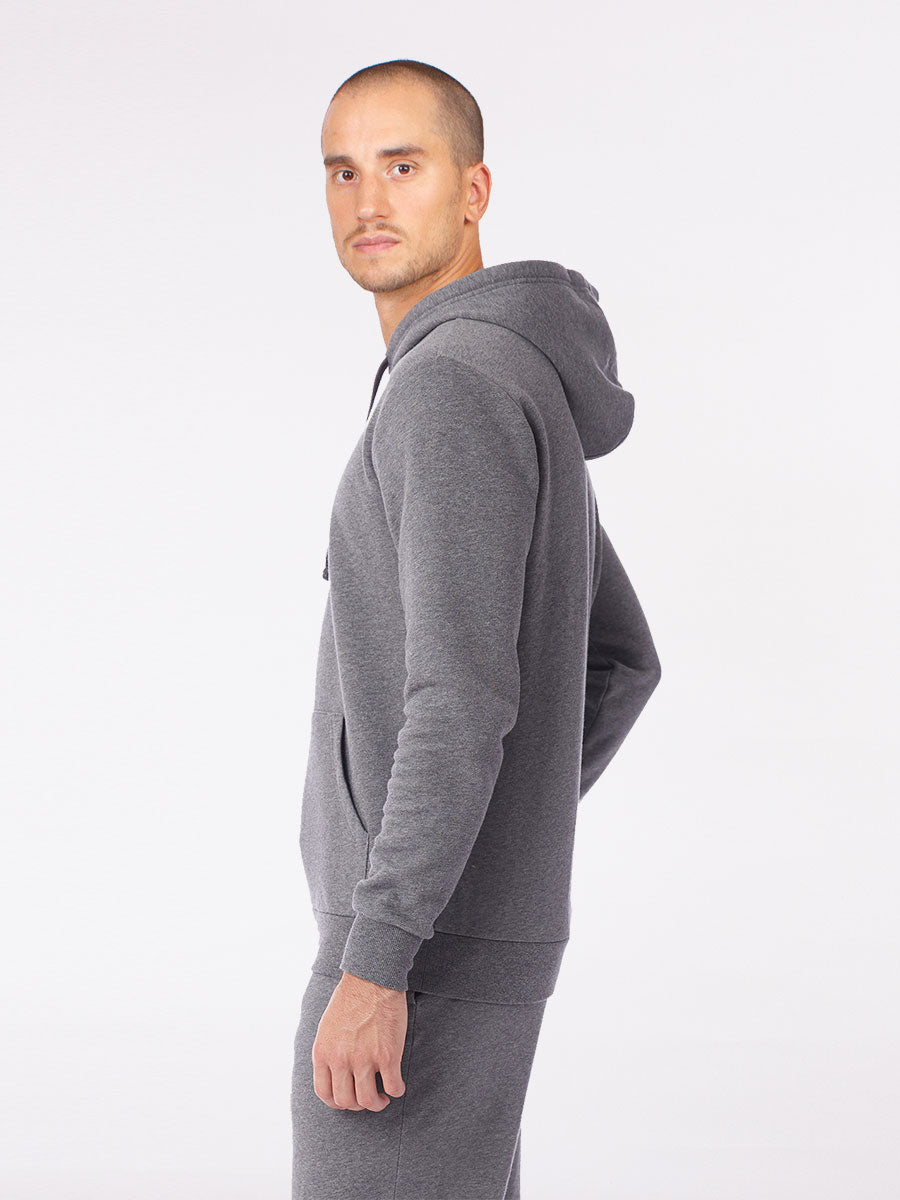The Be here now hoodie in grey 5