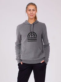 The Be here now hoodie in grey 2