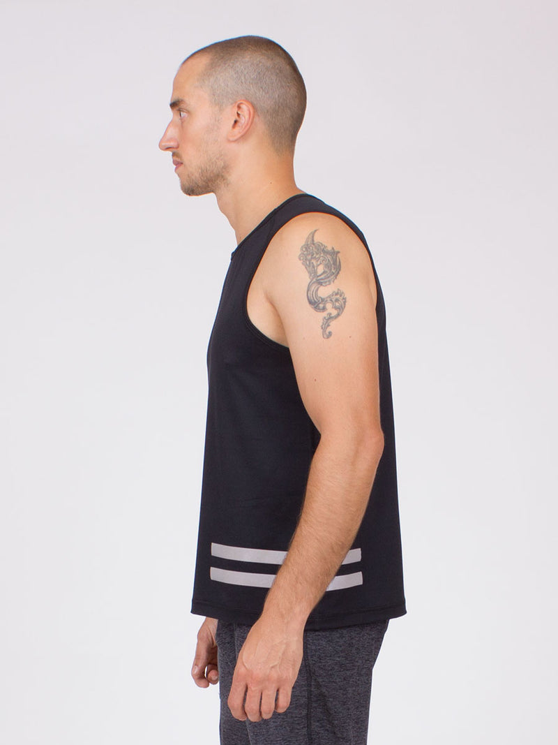 The Liberation Yoga Top for Men in Black