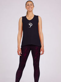 The Vida Yoga Legging in Rose Cobra | Final Sale